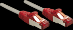 LINDY Patchkabel Cat6 CrossOver S/FTP grau/rot 3.00m
