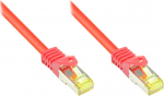 Alcasa Good Connections Patchkabel m. Cat.7 Rohkabel rot 0.25m