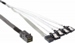 InLine SFF 8643 - SATA x4, 0.5m, Gray (27630A)
