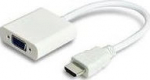MicroConnect Adapter HDMI - VGA M/F, White, Don't support Audio