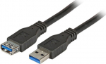 EFB Elektronik EFB USB3.0 Verl&auml;ngerungskabel A-A,St-Bu,3m,schwarz,Premium
