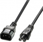 LINDY IEC-Netzkabel C14 an C5 3m