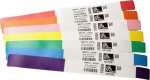 ZEBRA Z-BAND FUN WRISTBAND 25X254MM, 350 BAND/CARTR ORANGE BOX OF 6