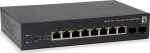 LevelOne PoE+Switch 8xGE PoE/2xSFP 70W WebSmart managed