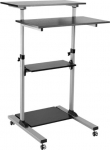 LOGILINK BP0070 LOGILINK - Compact mobile stand up computer workstation