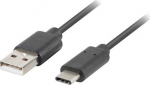 LANBERG USB-C(M)->USB-A(M)3.1 Kabel 1.8m schwarz