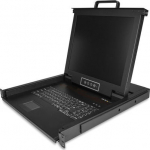 StarTech.com Rack KVM Consoles - US Tastatur(QWERTY), Ein Port VGA KVM with 17'' LCD Monitor - 1HE LCD KVM Konsolenschublade mit Kabeln - USB Understanding - 50.000 MTBF (RKCONS1701) - KVM-Console myth KVM-Switch - 1 Anschlusse - USB - 43.2 ...
