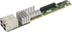 Supermicro AOC-UR-i4XT 1U Ultra Riser - Network adapter