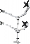StarTech.com ARMQUADPS monitor holder (f&uuml;r 4 Monitors, f&uuml;r bis zu 27 " VESA screens, four fully movable monitor arms)