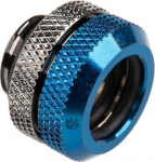 Bitspower Multi-Link Adapter Anschluss gerade G1/4 Zoll AG auf 12mm AD Hardtube - shiny black/blue