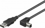 Kabel USB PremiumCord USB-A - USB-B 0.5 m Czarny (ku2ab05-90)