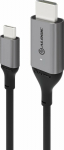 Kabel USB Alogic USB-C - HDMI 2 m Czarny (ULCHD02-SGR)