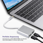 Helos Video/Audio Splitter - 24 pin USB-C male