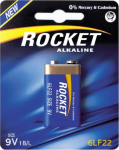 Rocket 6LR22-1BB (9V) Blister Pack 1pcs