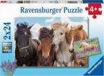 Ravensburger Puzzle 2x24 Horses