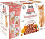 Brit Care Cat Adult Fillets in Gravy - wet cat food - 12x 85 g