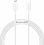 Cable USB Baseus USB-C - Lightning 1.5 m White (CATLYS-B02)
