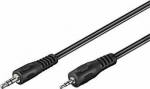 Cable PremiumCord Jack 2.5mm - Jack 3.5mm 2m czarny (kjack2mm2)
