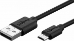 Cable USB Gembird USB-A - microUSB 1 m Czarny (46800)