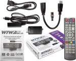 Tuner DVB-T/T2 WIWA H.265 MINI LED