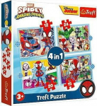 Trefl Puzzle 4w1 The Spidey team'a TREFL