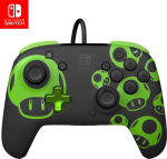 PDP REMATCH: 1-Up Glow in the Dark, Gamepad, Nintendo Switch, Nintendo Switch OLED, D-Pad, Home button, Analog / Digital, Kabelgebunden, USB