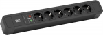 Bachmann PRIMO 2 - Steckdosenleiste - Wechselstrom 250 V - Eingabe, Eingang power CEE 7/7 - output terminals: 6 (power CEE 7/3)