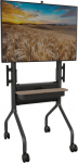 Chief Voyager Height Adjustable AV TV Cart - For LCD Displays 50-70" - Black - Wagen - for flat screen / Videoconferencing System - Schwarz - screen size: 127-191 cm (50"-75")