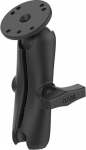 RAM Mounts M- Arm + Base, C-size, Double Socket Arm with Round