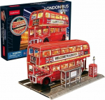 Cubic Fun Puzzle 3D - London bus