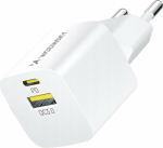 Wozinsky Charger Wozinsky Mains Charger WWCEAC GaN USB-A USB-C 33W - White