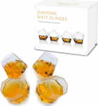 Thumbs Up Mad Monkey - Shot glasses "Diamond" (4er Set) transparent