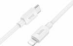 Kabel USB Hoco USB-C - Lightning 1 m White
