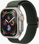 VONMHLEN Vonm&auml;hlen Woven Loop, Strap, Smartwatch, Olive, Apple, Apple Watch 44 | 45 | 46 | 49 mm, Nylon