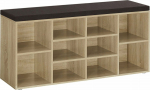 Leobert Shoe Cabinet with Seat - sonoma - LHS010X11