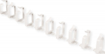 ROLINE Cable management clip - 44 x 60 mm - RAL 7035, Hellgrau (pack of 10 St&uuml;ck)