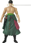 BANDAI NAMCO Entertainment Bandai Anime Heroes: One Piece - Roronoa Zoro Three Swords Style Action Figure (17cm) (37052)