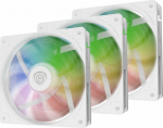 GNS Genesis Oxal 120 ARGB white - zestaw 3 fans - zestaw 3 fans | 120 | ARGB | white