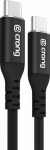 Kabel USB Crong USB-C - USB-C 2 m Czarny (CRGSL200USCCBLK)