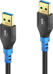 PureLink | FlexInstall | USB-A - USB-A | 3.2 Gen 1 | 1m | Svart