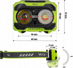 Vayox VA0361600lm IP44 TwinBeam Pro Series - Headlamp
