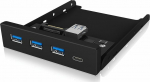 Icy Box Panel front 3x USB 3.0 + 1x USB-C (IB-HUB1418-i3)