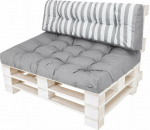 Hobbygarden PILLOWS LEO 1+1 ASH Z BIAťYMI BELTS