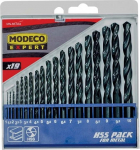 Modeco drill bit for metal HSS cylindrical 1.5 2 7 4.5 4 5.5 5 1 3 2.5 3.5 6 10 6.5 7.5 8 8.5 9 9.5mm zestaw (MN-60-934)