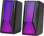 Marvo Computer Speakers Marvo Speakers SG-274, 2.0, 6W, czarne, volume control, 150Hz-20kHz, RGB