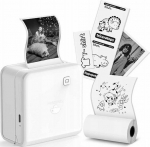 Label Printer Phomemo Phomemo M02 Pro Thermal Printer Bluetooth 300dpi Do Zdjęć Naklejek Notatek Etykiet / White
