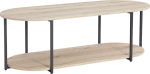 Coffee table HANNES 120x52xH40cm, rustic melamine