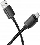 Kabel USB A do Micro USB Hoco 2.4A 1 m X113 czarny