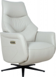 Recline armchair DAYANA with electric mechanism, beige leather