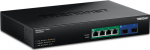 TRENDnet TPE-BG5062 Switch 240W 2.5G GaN Power PoE++ with 10G SFP+ Port - Switch - 1 Gbps
